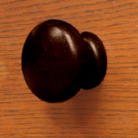 ENK62BLK42 Timber Knob in Ebony Polished finish.