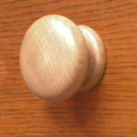 ENK62TA42 Tawa Timber Knob in Polished finish.