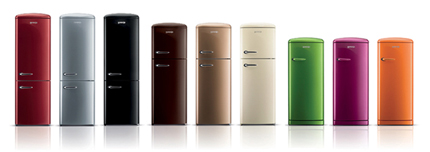 Gorenje retro fridges
