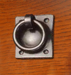 HH4815BL  Iorn Handle in Black finish.