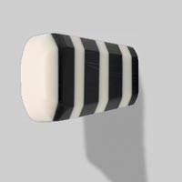 HH4350AB  Deco Brass Knob in 'Aged Brass 'finish. 