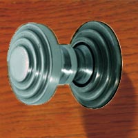 HH4350AB  Deco Brass Knob in 'Aged Brass 'finish. 