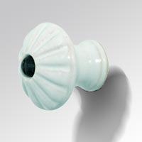 ART55337 Ceramic Knob in Classic White finish.