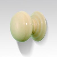 ART55337 Ceramic Knob in Classic White finish.