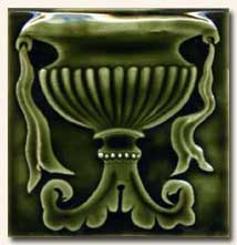 Reproduction Art Nouveau Tile V5C