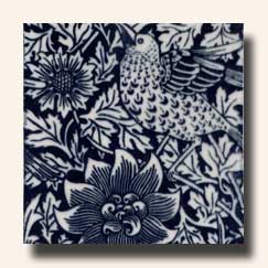 Reproduction Art Nouveau Tile V1A