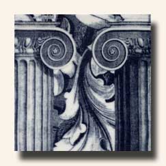 Reproduction Art Nouveau Tile V4B