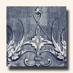Reproduction Art Nouveau Tile V4D