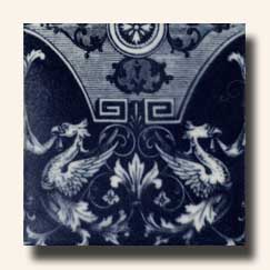 Reproduction Art Nouveau Tile V5B