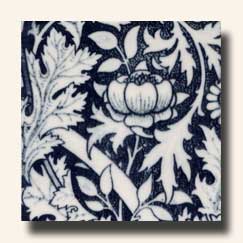 Reproduction Art Nouveau Tile V1B